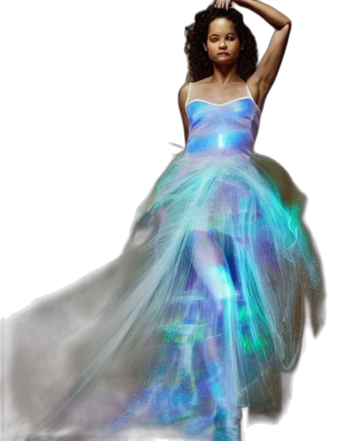 dress, fantasy art, concept art, photorealistic transparent PNG cut-out