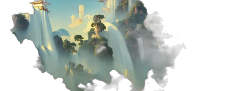 tree, concept art, fantasy art, 3d render transparent PNG cut-out