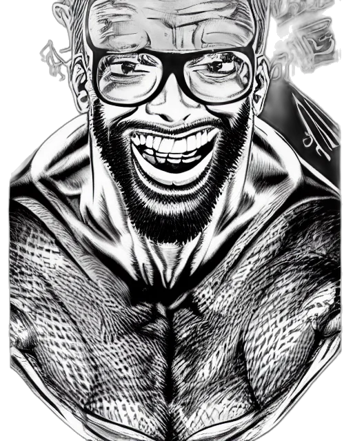 comic book art, cartoon, pencil sketch, photorealistic transparent PNG cut-out