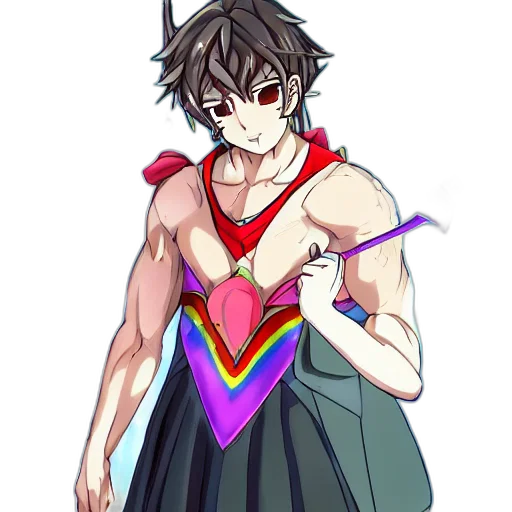 dress, anime, pixel art, concept art transparent PNG cut-out