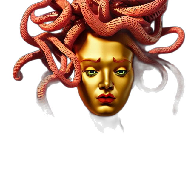 creature, hair, crown, mask transparent PNG cut-out
