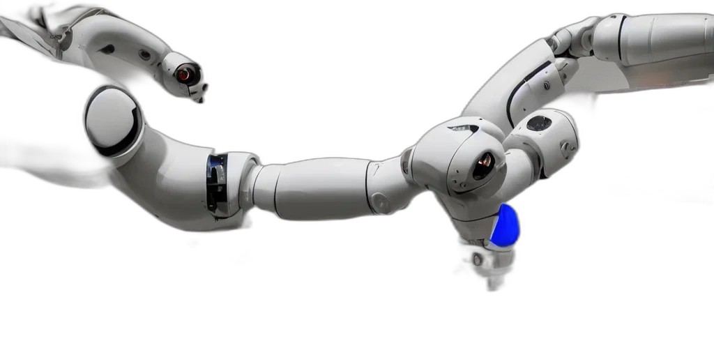 robot, 3d render, concept art, close transparent PNG cut-out