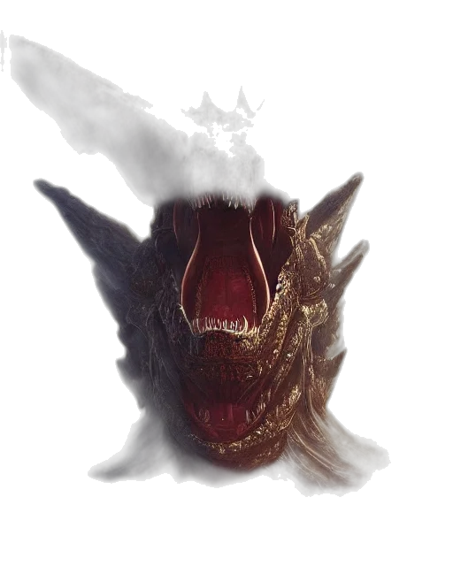 dragon, creature, mask, animal transparent PNG cut-out