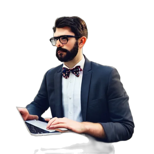 staff, face, 3d render, concept art transparent PNG cut-out