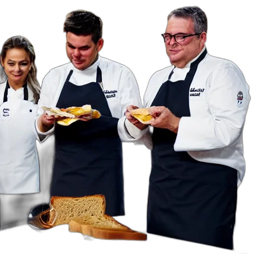 staff, food, masterchef, shot transparent PNG cut-out