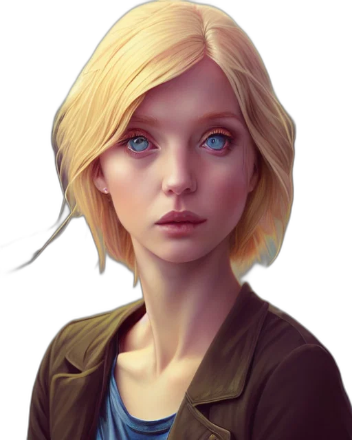 face, robot, jacket, concept art transparent PNG cut-out