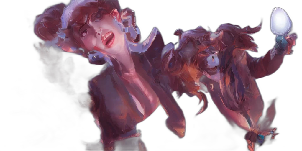 creature, concept art, fantasy art, watercolor transparent PNG cut-out