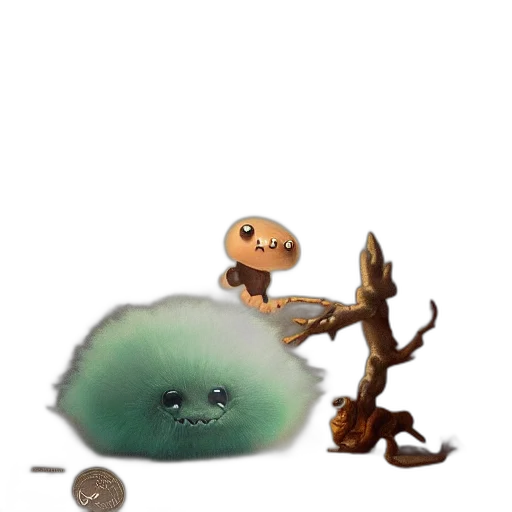 tree, creature, animal, staff transparent PNG cut-out