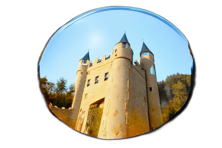 crown, building, photorealistic, 3d render transparent PNG cut-out