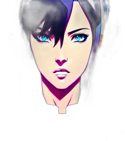 face, mask, robot, anime transparent PNG cut-out