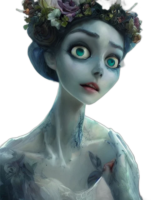 dress, jewelry, face, robot transparent PNG cut-out