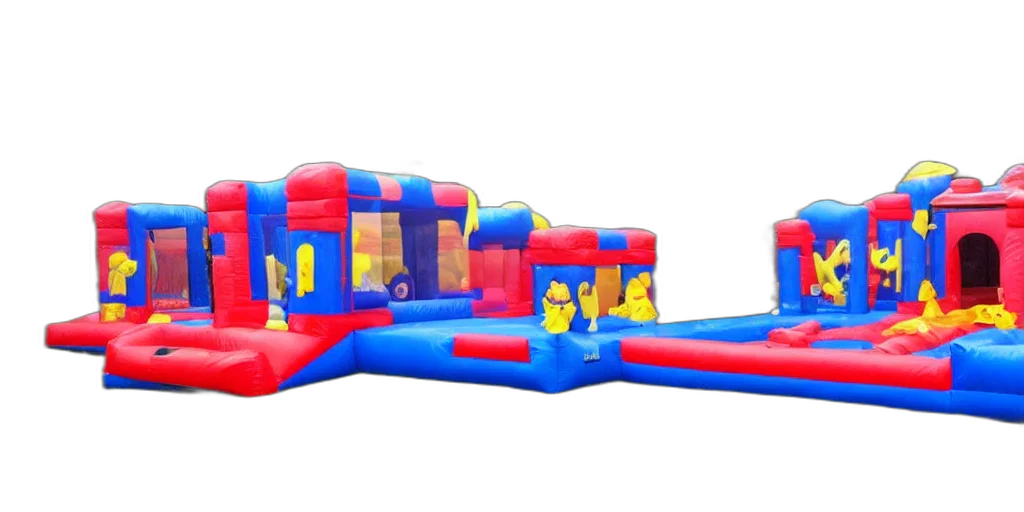 furniture, 3d render, bouncy, castle transparent PNG cut-out