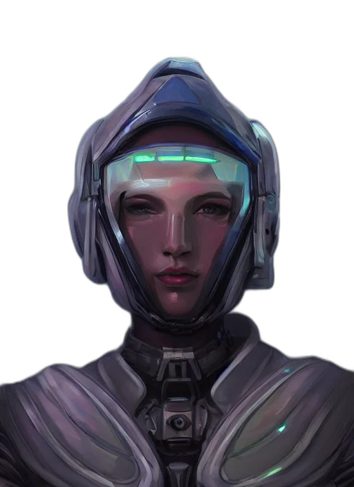 robot, face, mask, staff transparent PNG cut-out