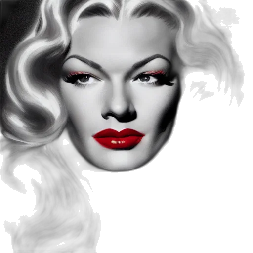 face, mask, crown, hair transparent PNG cut-out