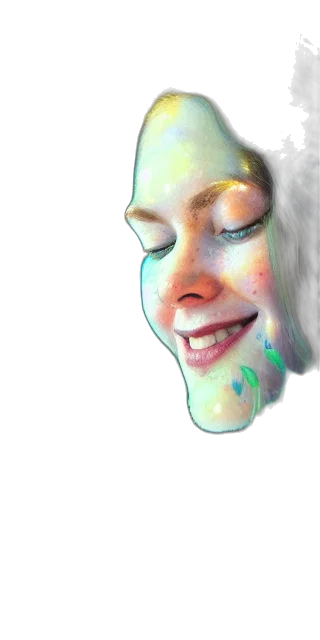 face, mask, robot, creature transparent PNG cut-out