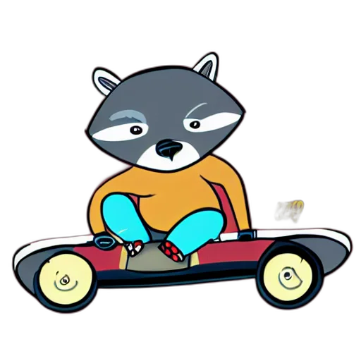 car, concept art, cartoon, pixel art transparent PNG cut-out