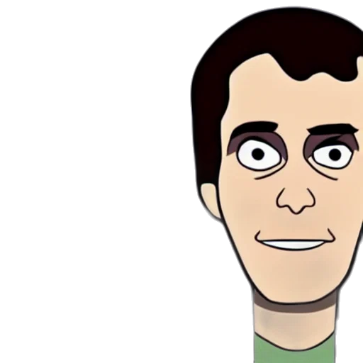face, staff, cartoon, comic book art transparent PNG cut-out