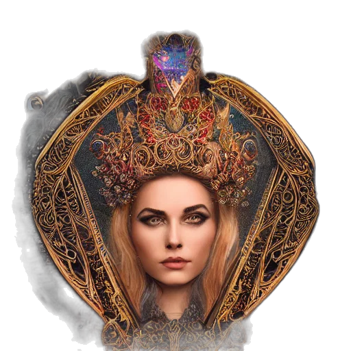 crown, jewelry, face, mask transparent PNG cut-out
