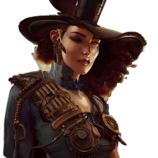 hat, staff, crown, face transparent PNG cut-out