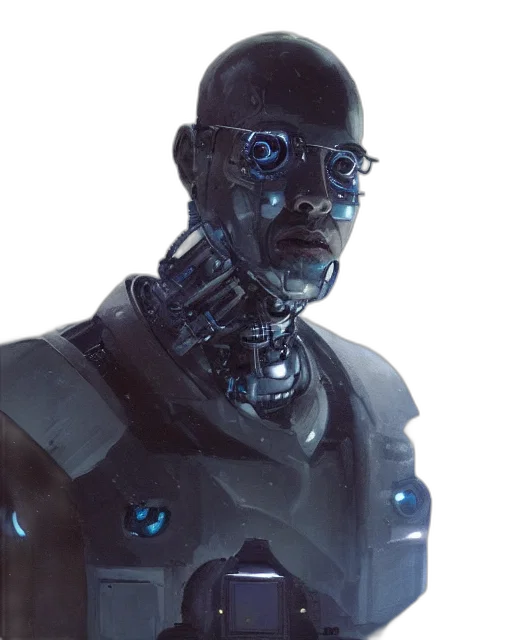 robot, face, mask, creature transparent PNG cut-out