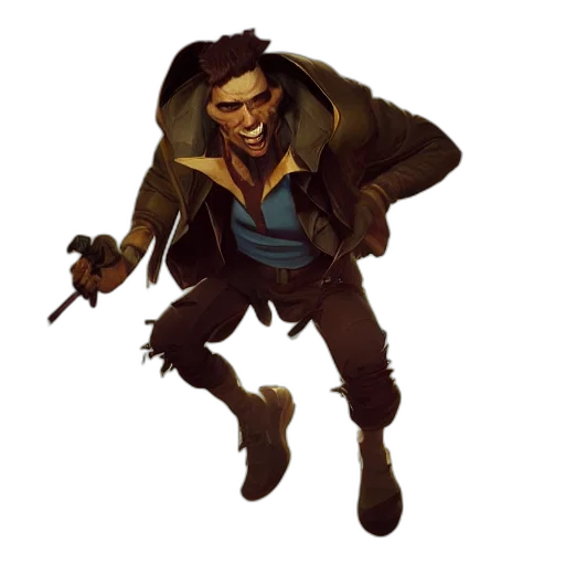 jacket, staff, weapon, concept art transparent PNG cut-out
