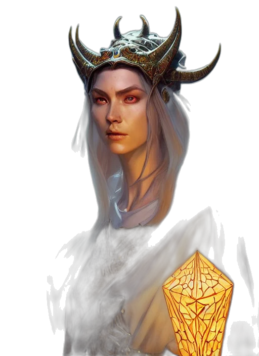 crown, face, staff, dragon transparent PNG cut-out