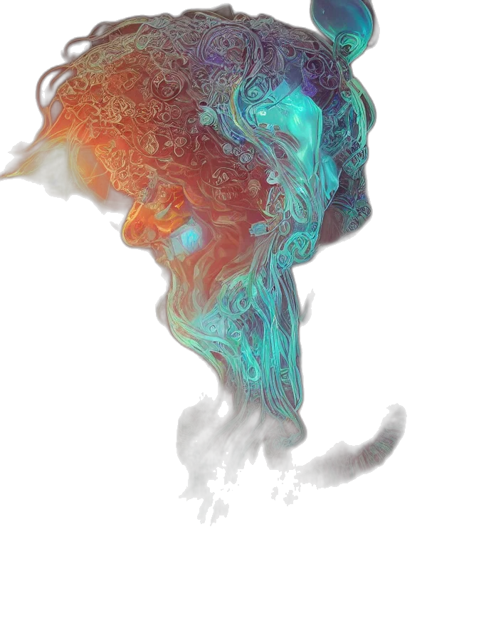hair, mask, face, dragon transparent PNG cut-out