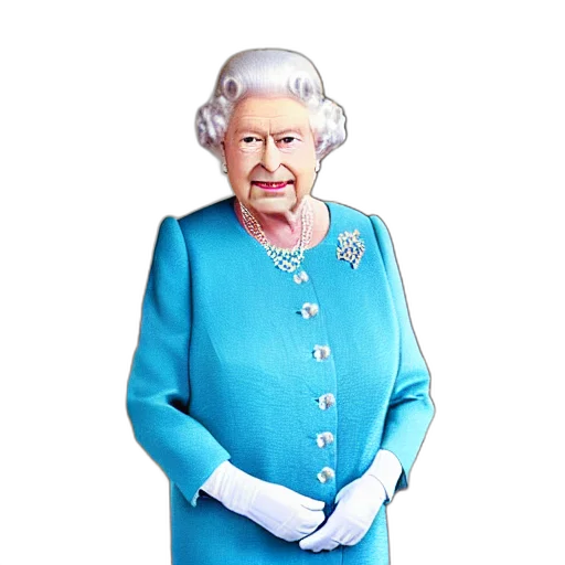 crown, dress, face, staff transparent PNG cut-out