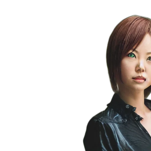 staff, robot, jacket, face transparent PNG cut-out