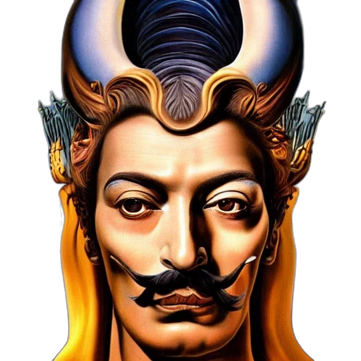 mask, face, crown, staff transparent PNG cut-out
