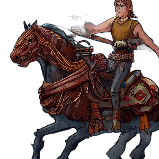 concept art, fantasy art, comic book art, pixel art transparent PNG cut-out