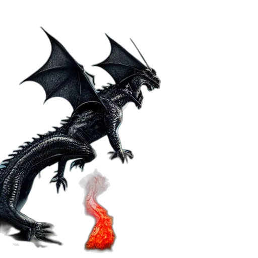 dragon, creature, weapon, animal transparent PNG cut-out
