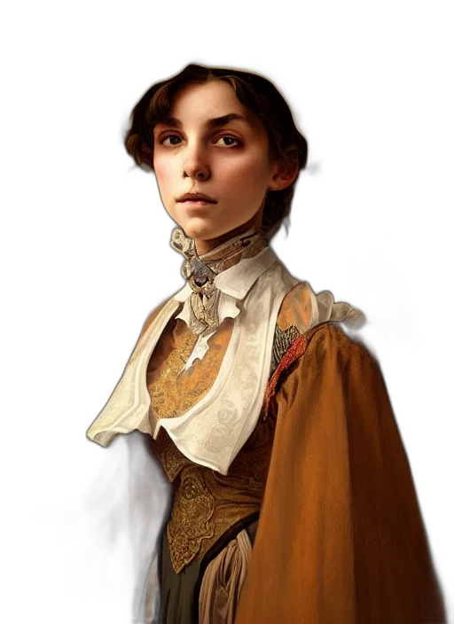 jacket, face, dress, staff transparent PNG cut-out