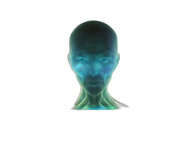 face, robot, mask, creature transparent PNG cut-out
