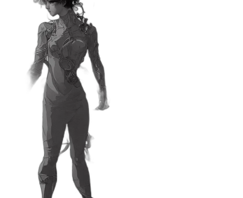 dress, robot, creature, concept art transparent PNG cut-out
