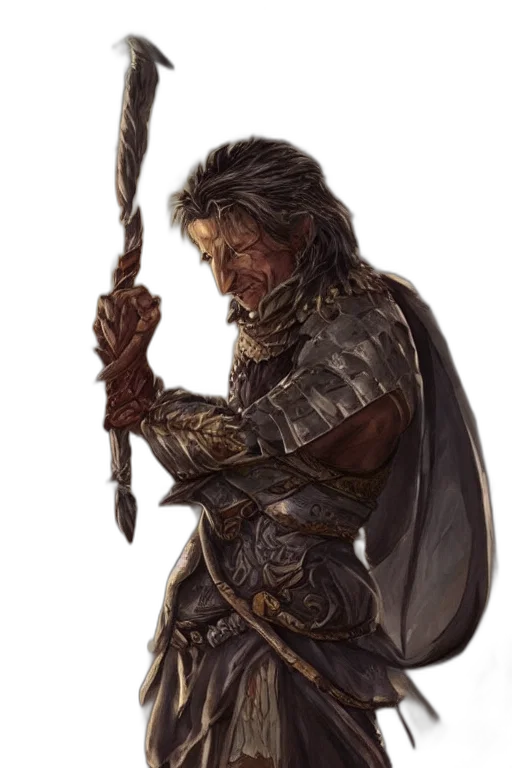 sword, staff, dragon, weapon transparent PNG cut-out