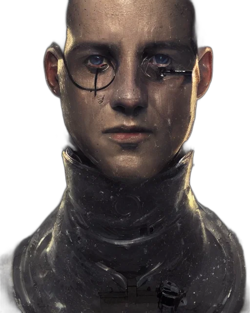 face, mask, robot, staff transparent PNG cut-out