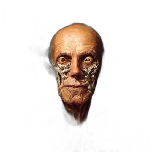 mask, face, creature, staff transparent PNG cut-out