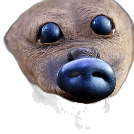 face, animal, mask, creature transparent PNG cut-out