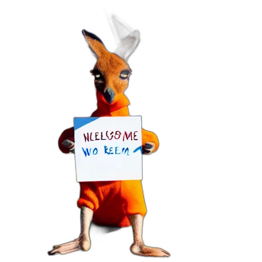 animal, creature, robot, staff transparent PNG cut-out
