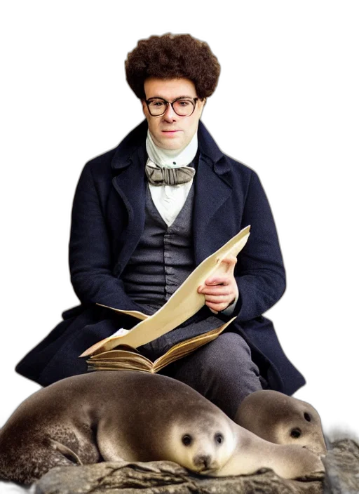 animal, hat, staff, hair transparent PNG cut-out