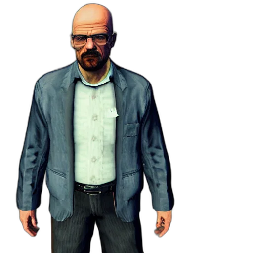 jacket, staff, concept art, 3d render transparent PNG cut-out