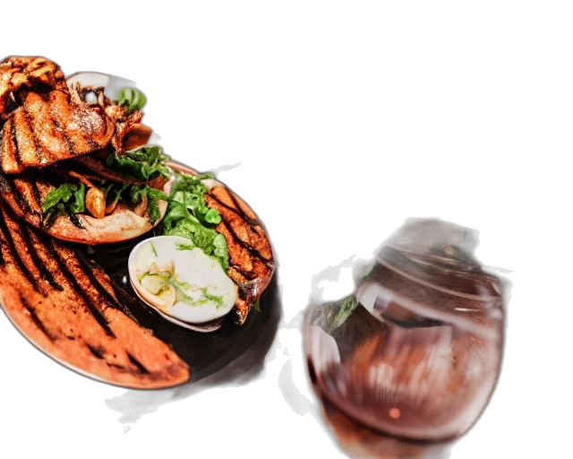 food, photorealistic, 3d render, concept art transparent PNG cut-out