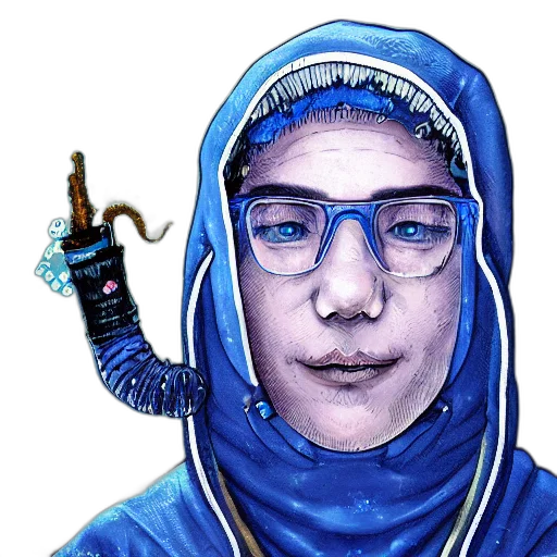 staff, face, weapon, robot transparent PNG cut-out