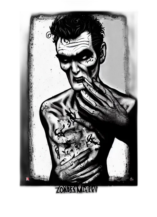 face, comic book art, cartoon, concept art transparent PNG cut-out