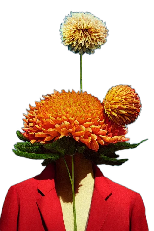 flower, crown, hat, staff transparent PNG cut-out