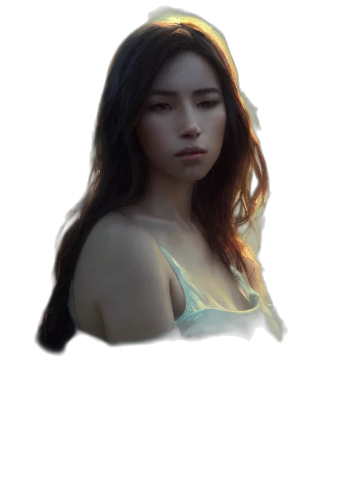 face, dress, hair, crown transparent PNG cut-out