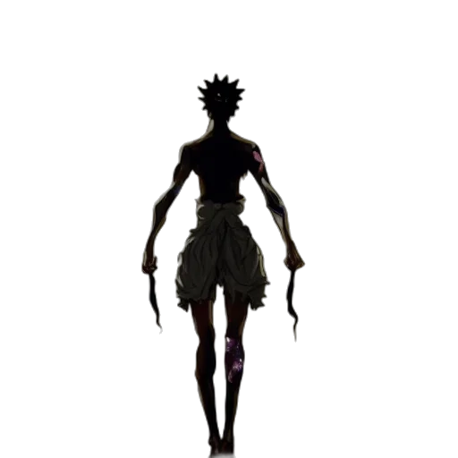 staff, creature, weapon, dress transparent PNG cut-out