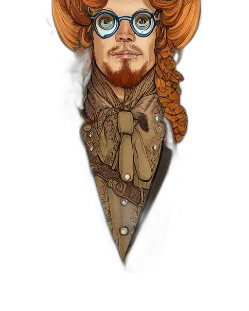 staff, hat, fantasy art, concept art transparent PNG cut-out