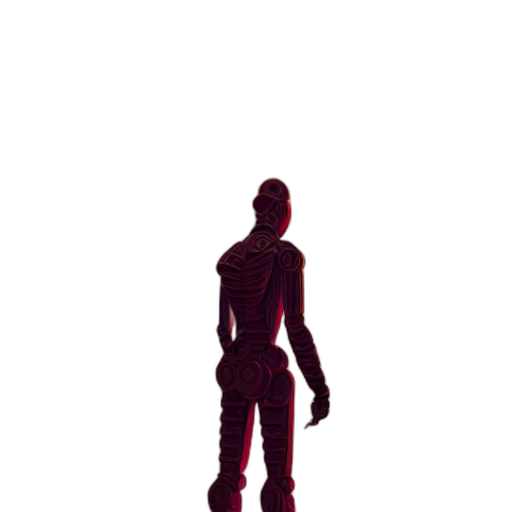 robot, staff, creature, animal transparent PNG cut-out